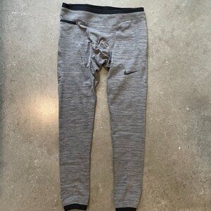 Men's Medium Nike Tech Pack Dri Fit Long Training Tights Pants Heather Gray